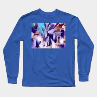 Pastel Maze Long Sleeve T-Shirt